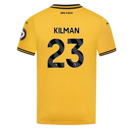 Fotbalové Dres Wolves Max Kilman #23 Domácí 2024-25 Krátký Rukáv